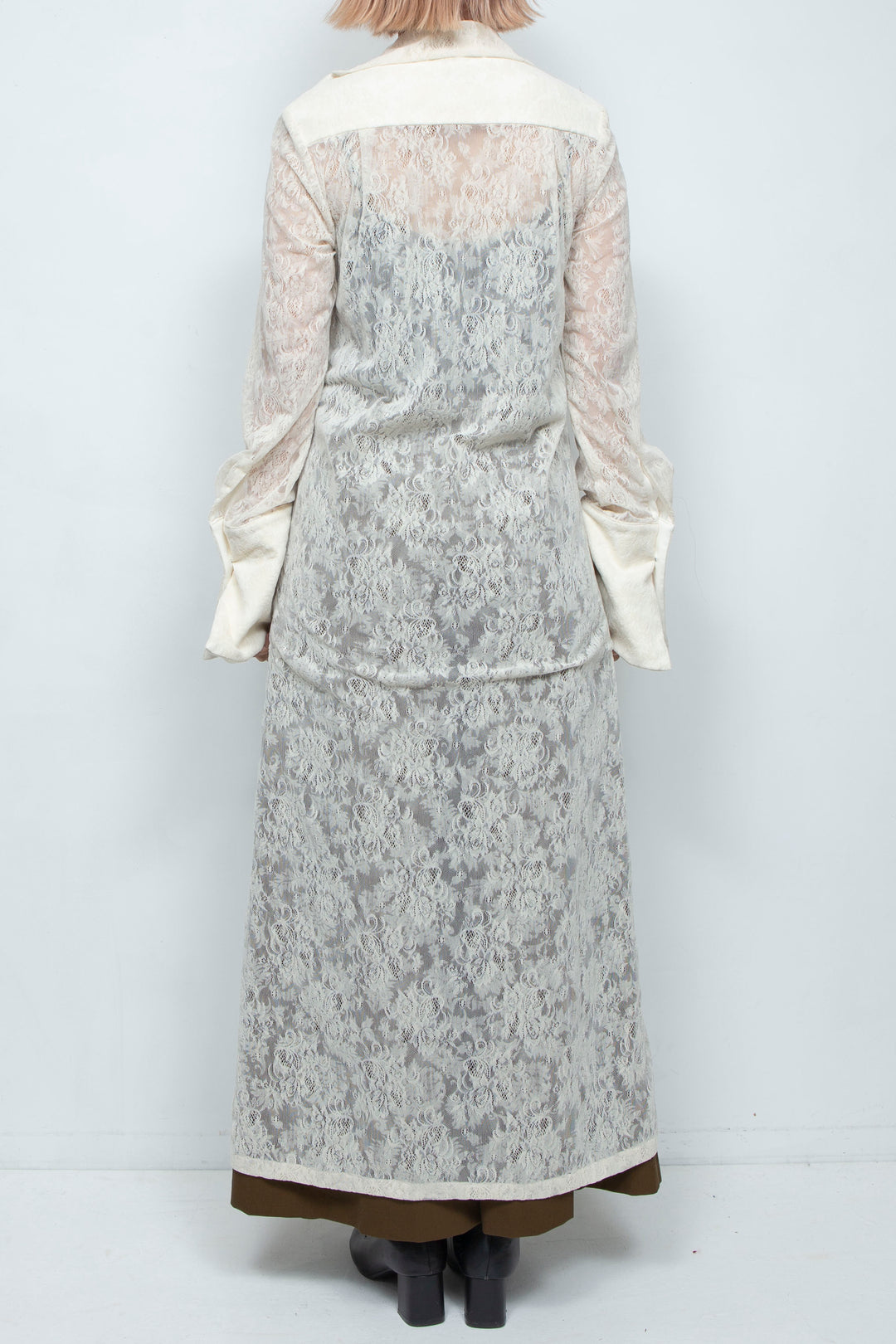 HAUBERK DRESS WHITE