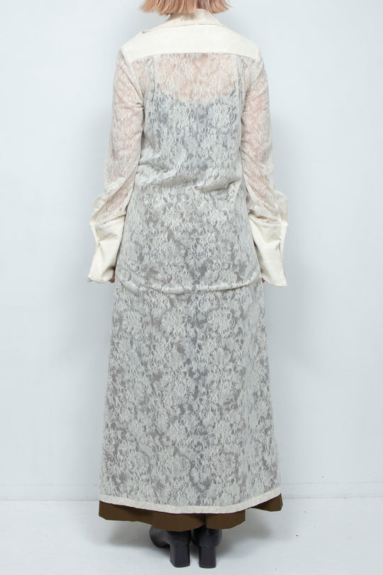 HAUBERK DRESS WHITE