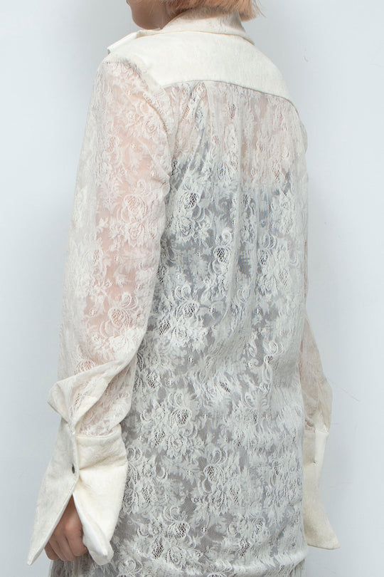 HAUBERK DRESS WHITE