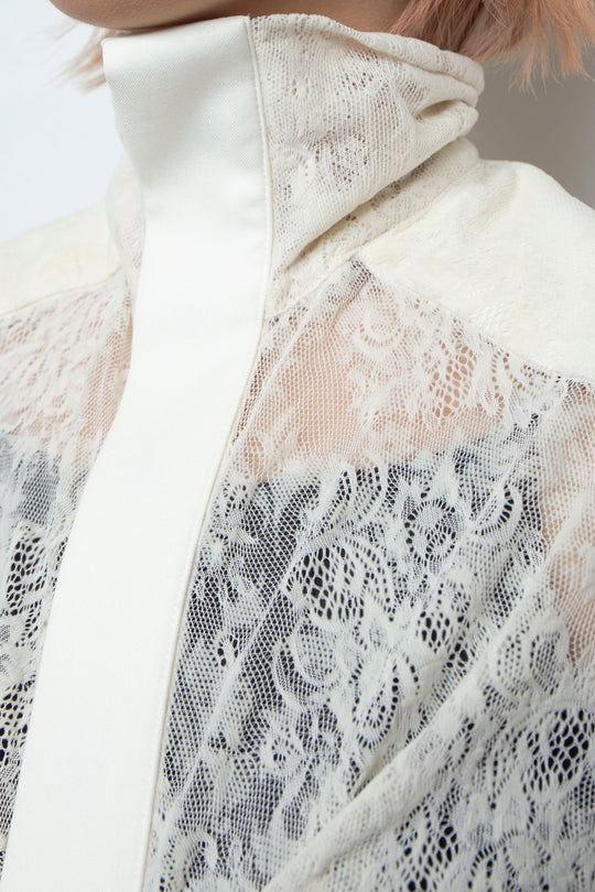 HAUBERK DRESS WHITE