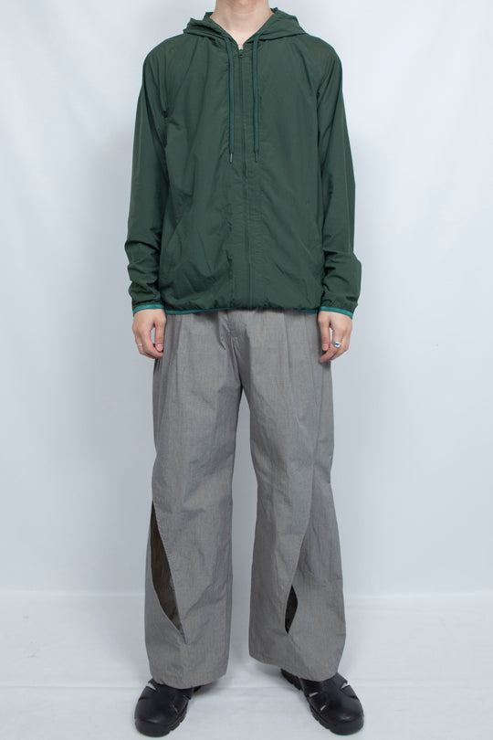 moon slit slacks chrcoal