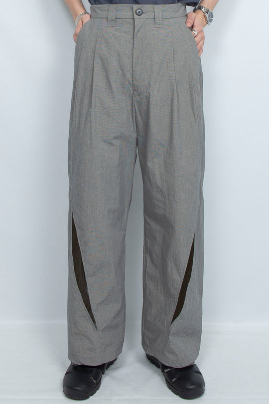 moon slit slacks chrcoal