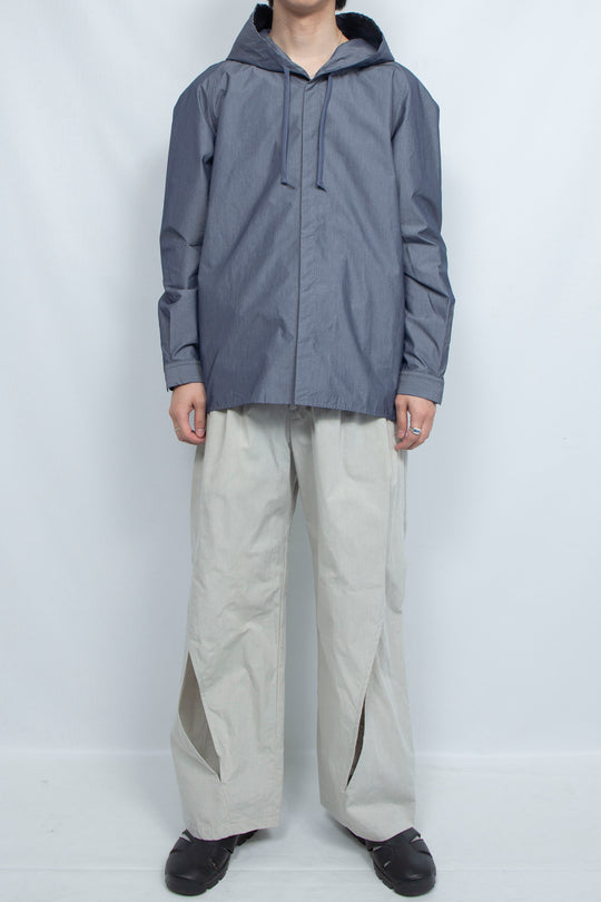 moon slit slacks light gray