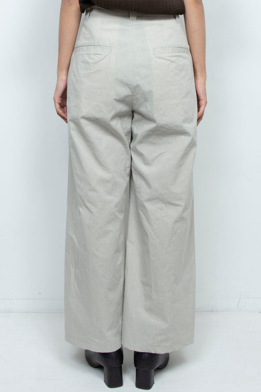 moon slit slacks light gray