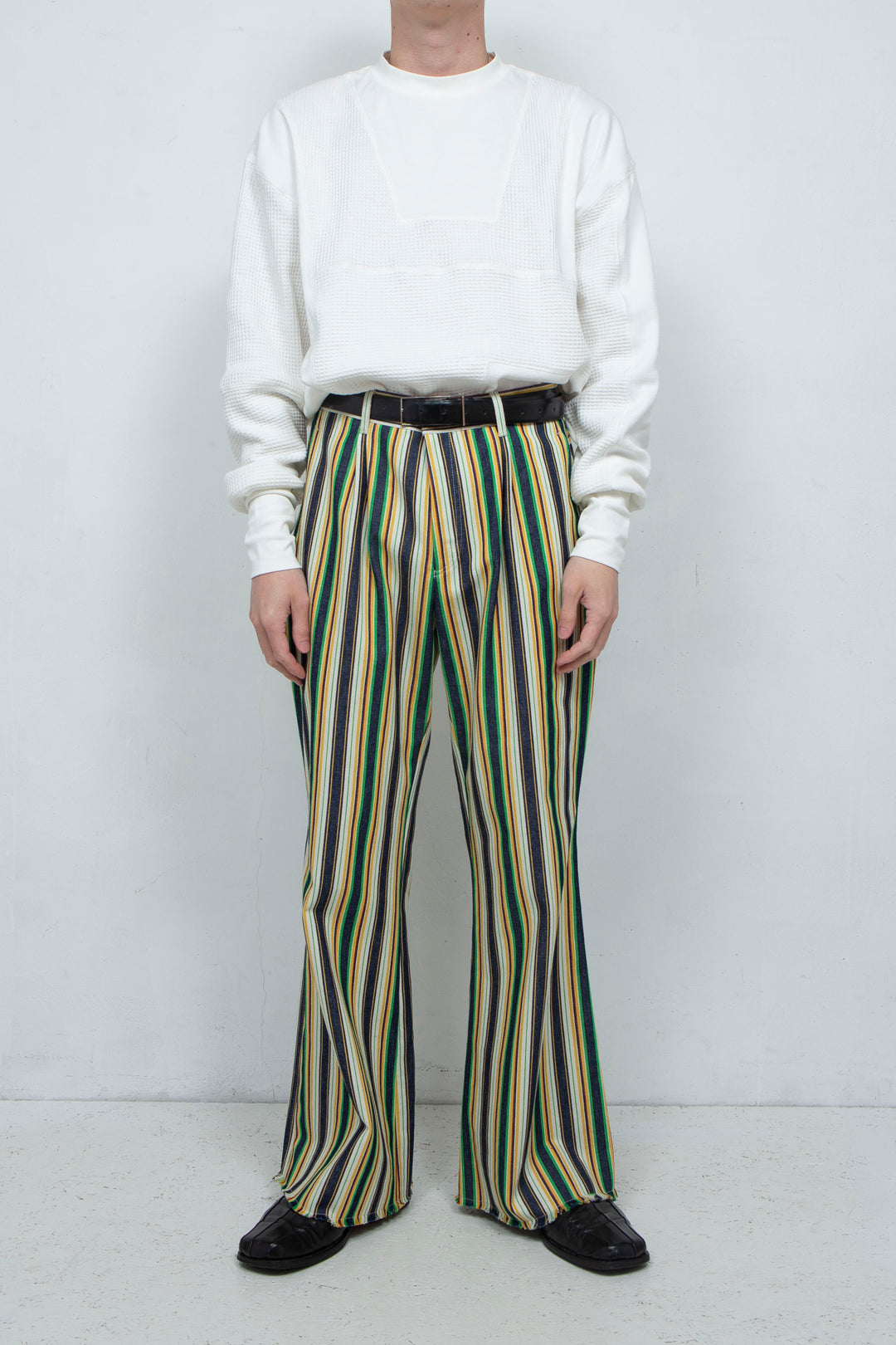 Denim pants White