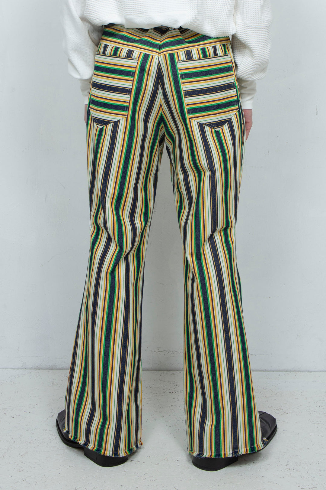 Denim pants White