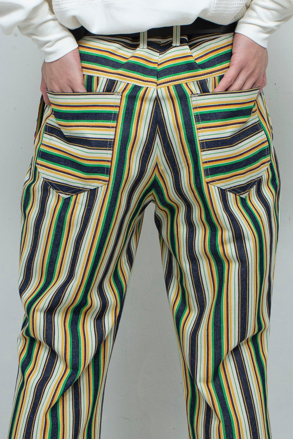 Denim pants White