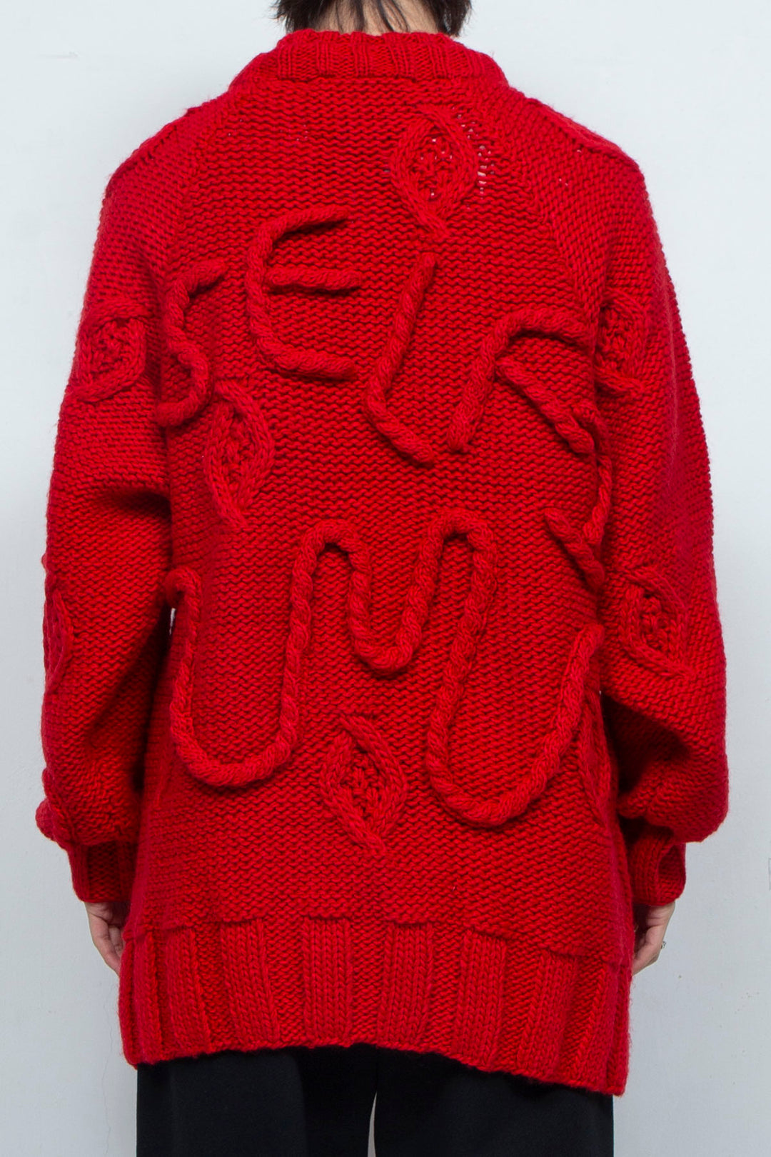 Insect intrusion knit RED