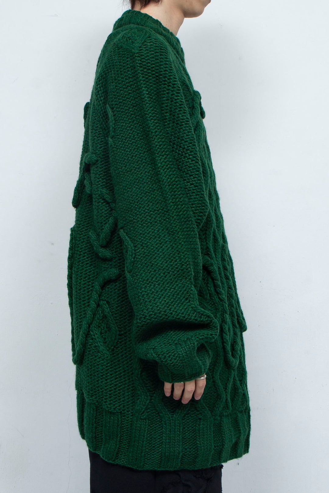Insect intrusion knit GREEN