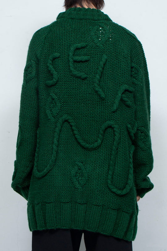 Insect intrusion knit GREEN