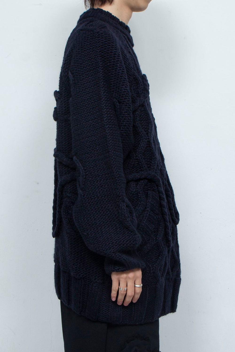Insect intrusion knit NAVY
