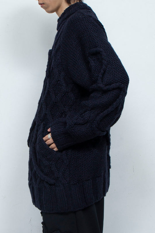 Insect intrusion knit NAVY