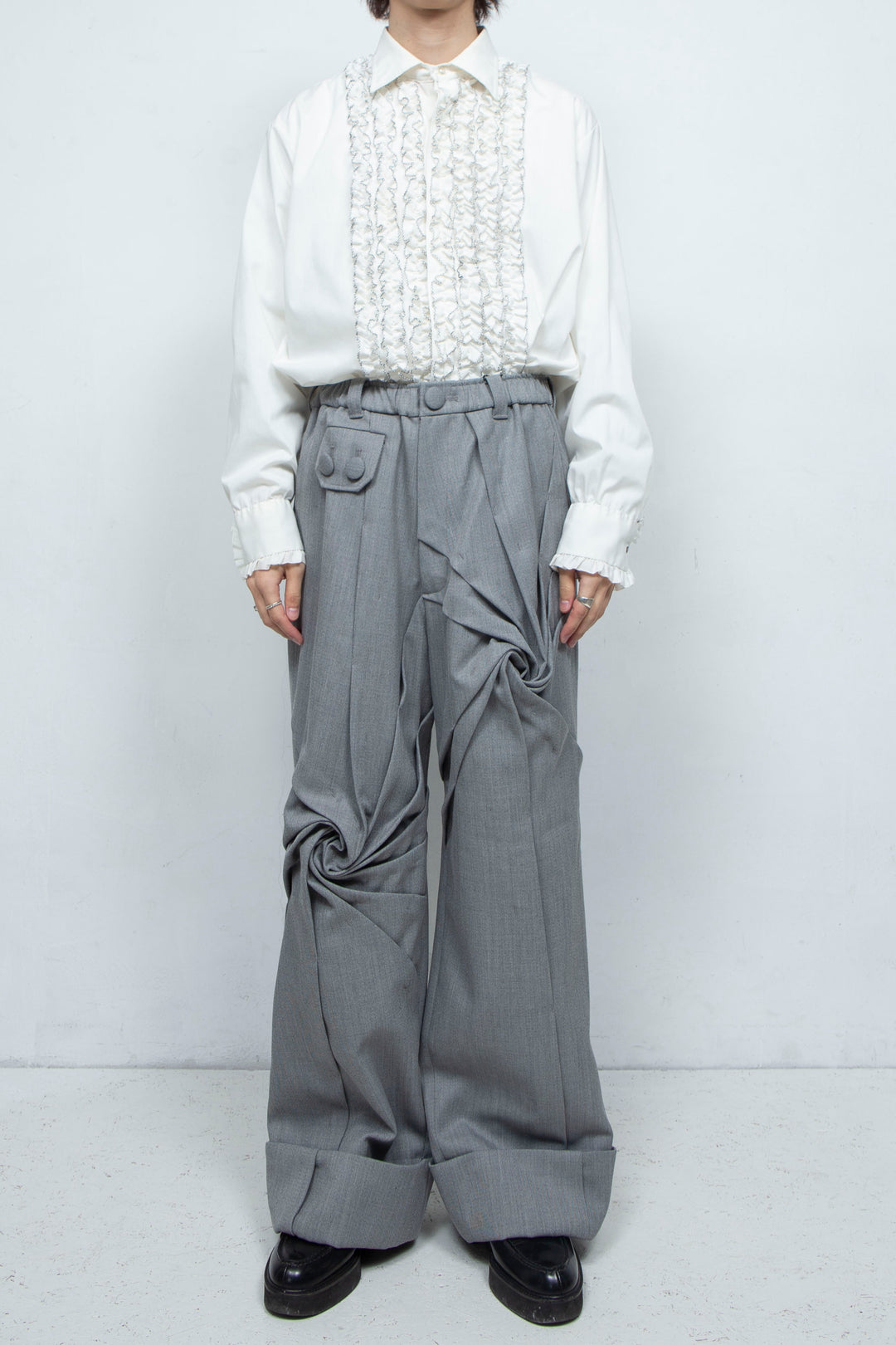 Mermaid forest swirl pants GRAY