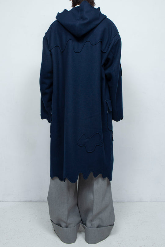 Melting monster duffel coat