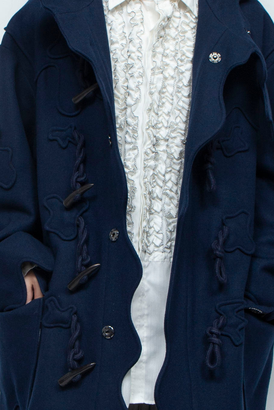 Melting monster duffel coat