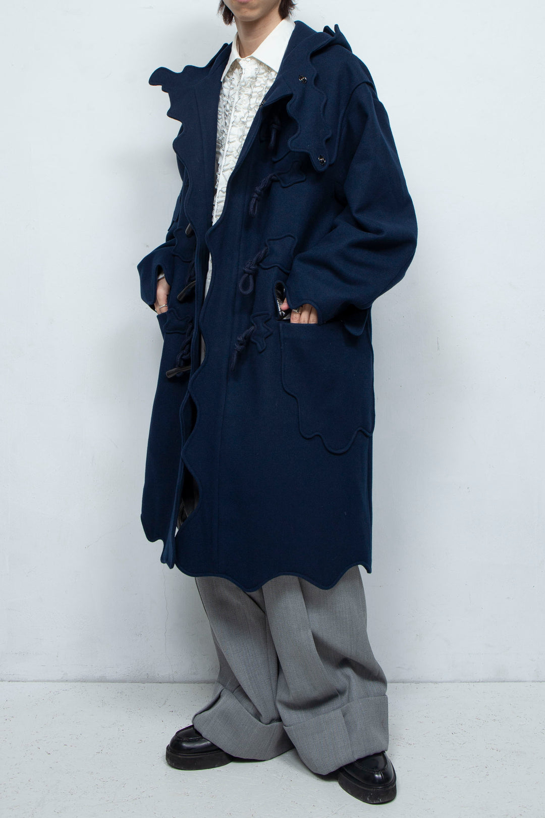 Melting monster duffel coat