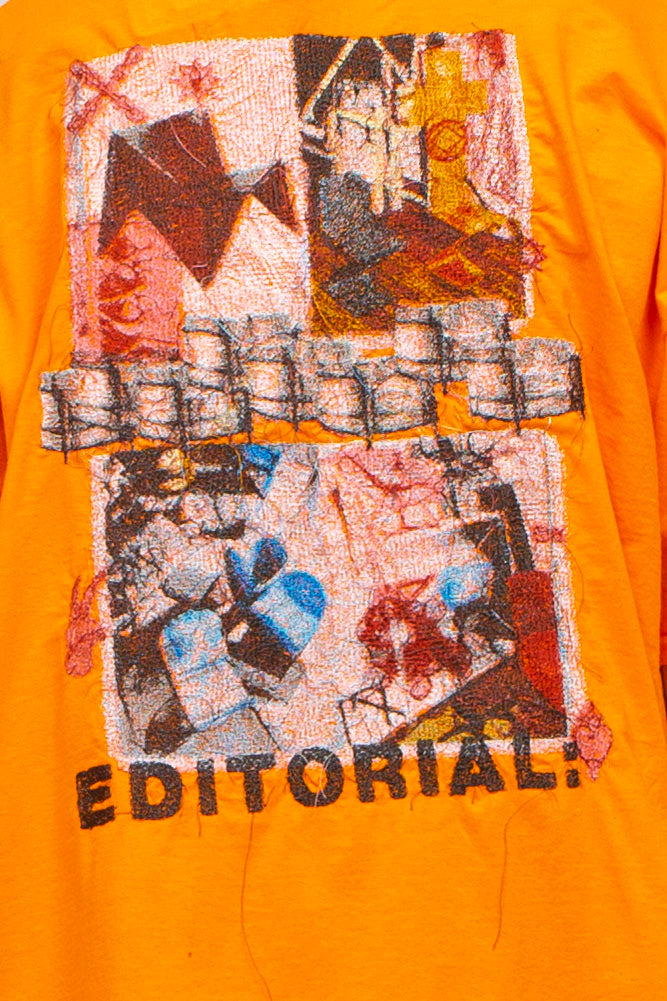 TEE/REVINTAGEEMB ORANGE