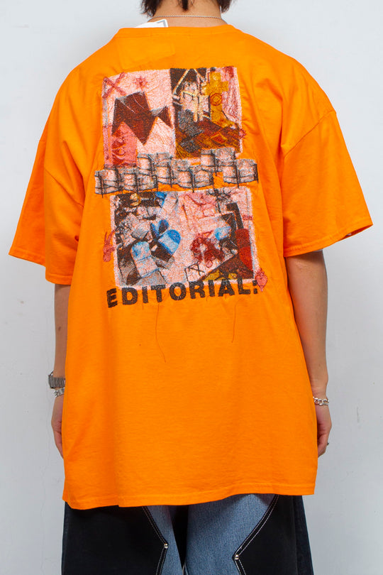 TEE/REVINTAGEEMB ORANGE