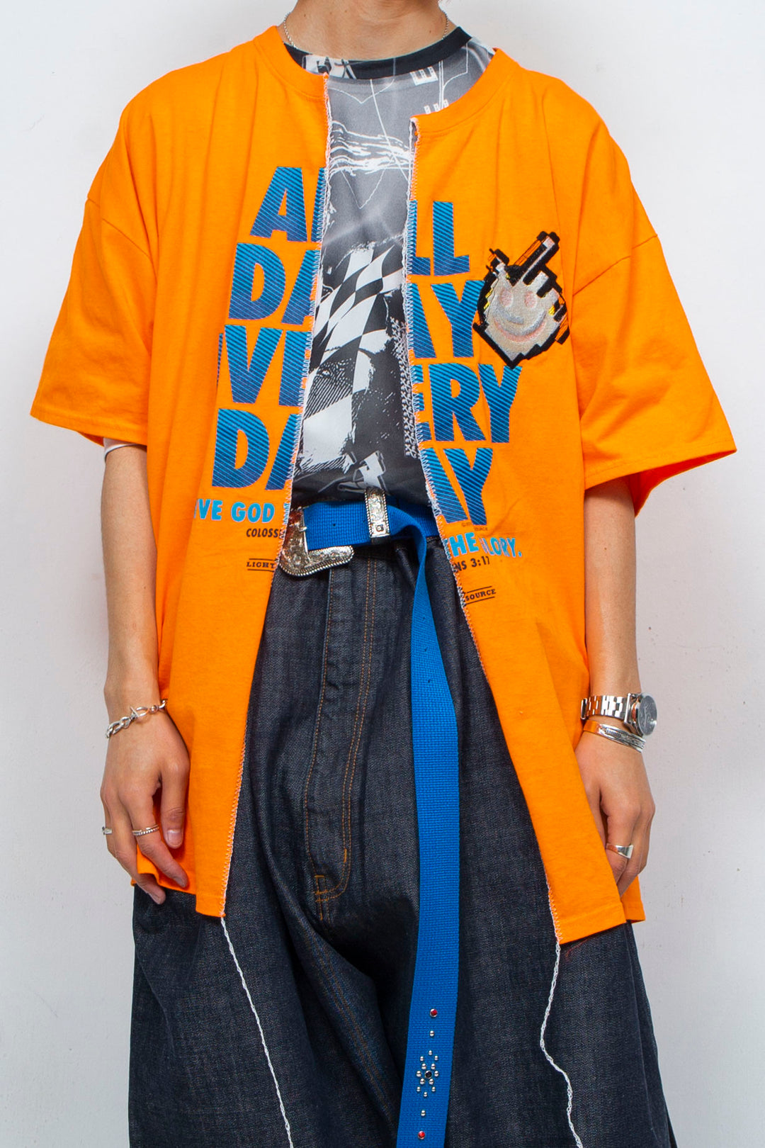 TEE/REVINTAGEEMB ORANGE