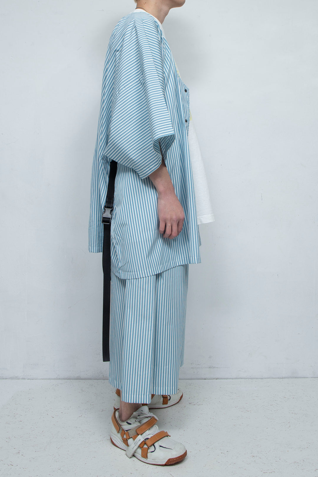 TM collarless shirt GREEN