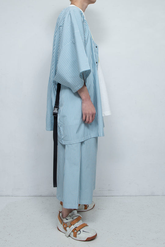 TM collarless shirt GREEN