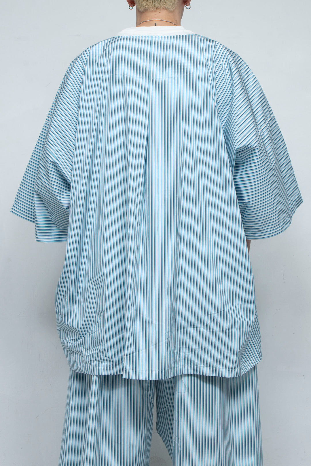 TM collarless shirt GREEN