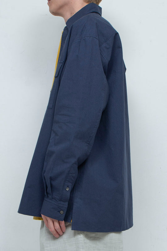 L/S Button Down Shirt Navy