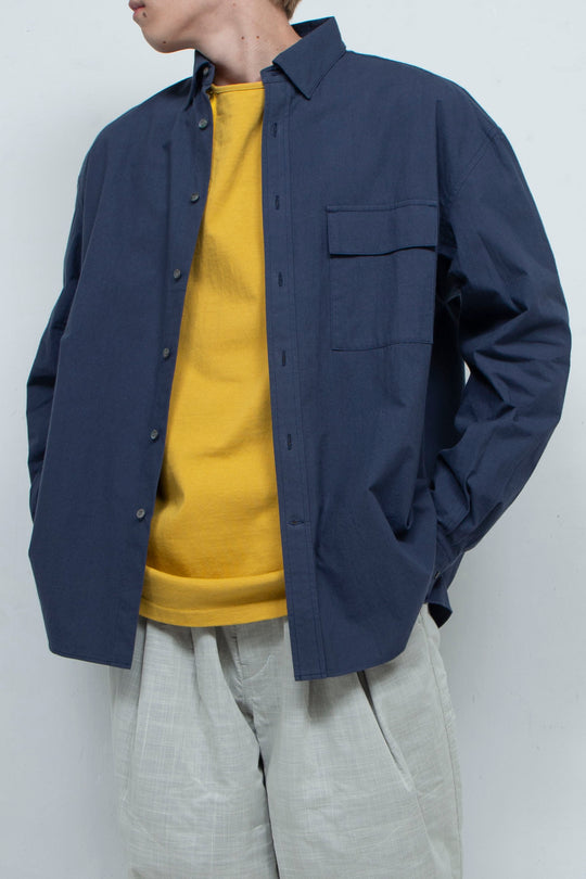 L/S Button Down Shirt Navy
