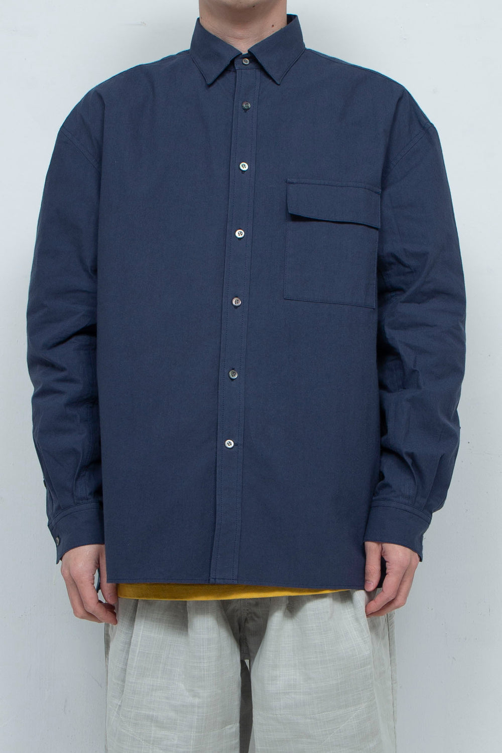 L/S Button Down Shirt Navy