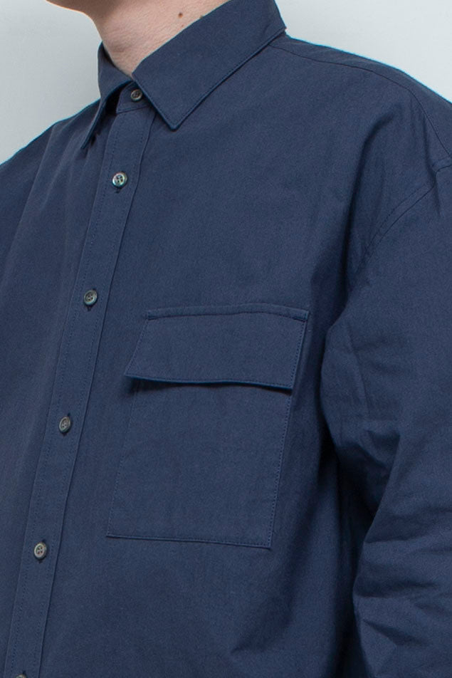 L/S Button Down Shirt Navy