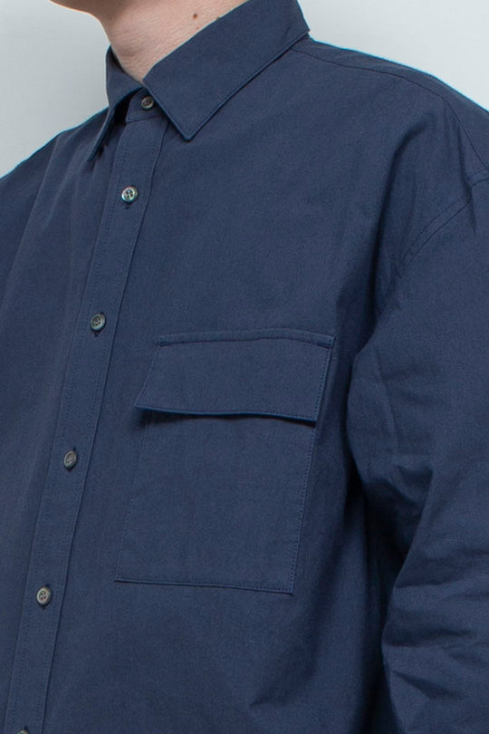 L/S Button Down Shirt Navy