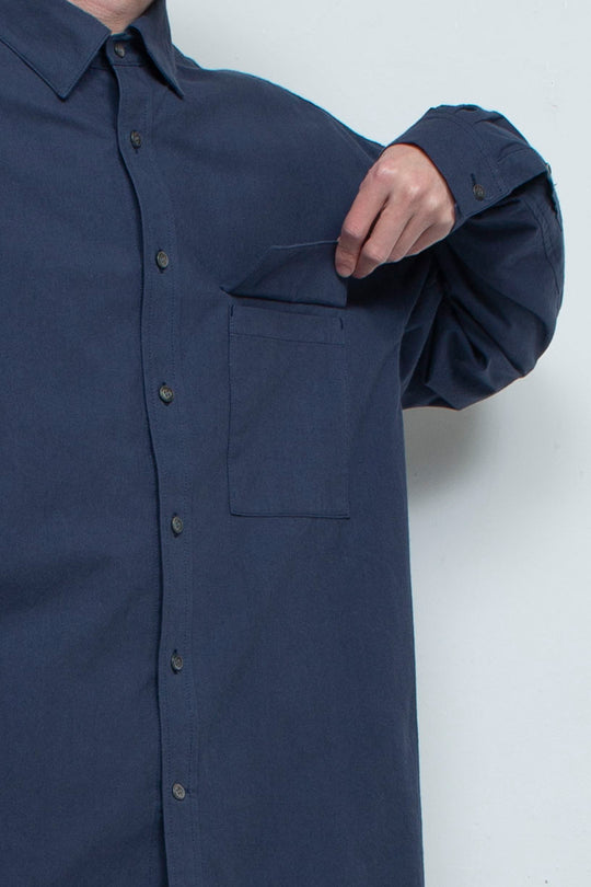 L/S Button Down Shirt Navy