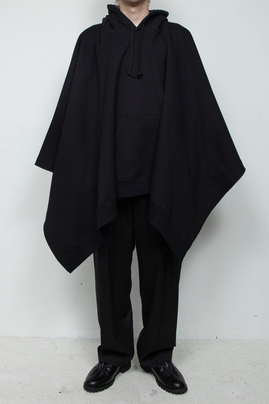 Hooded Sweat Poncho