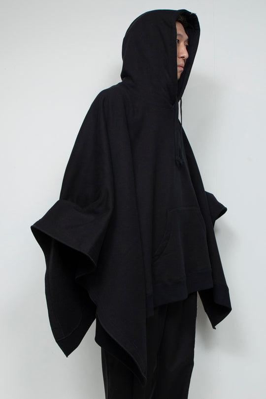 Hooded Sweat Poncho