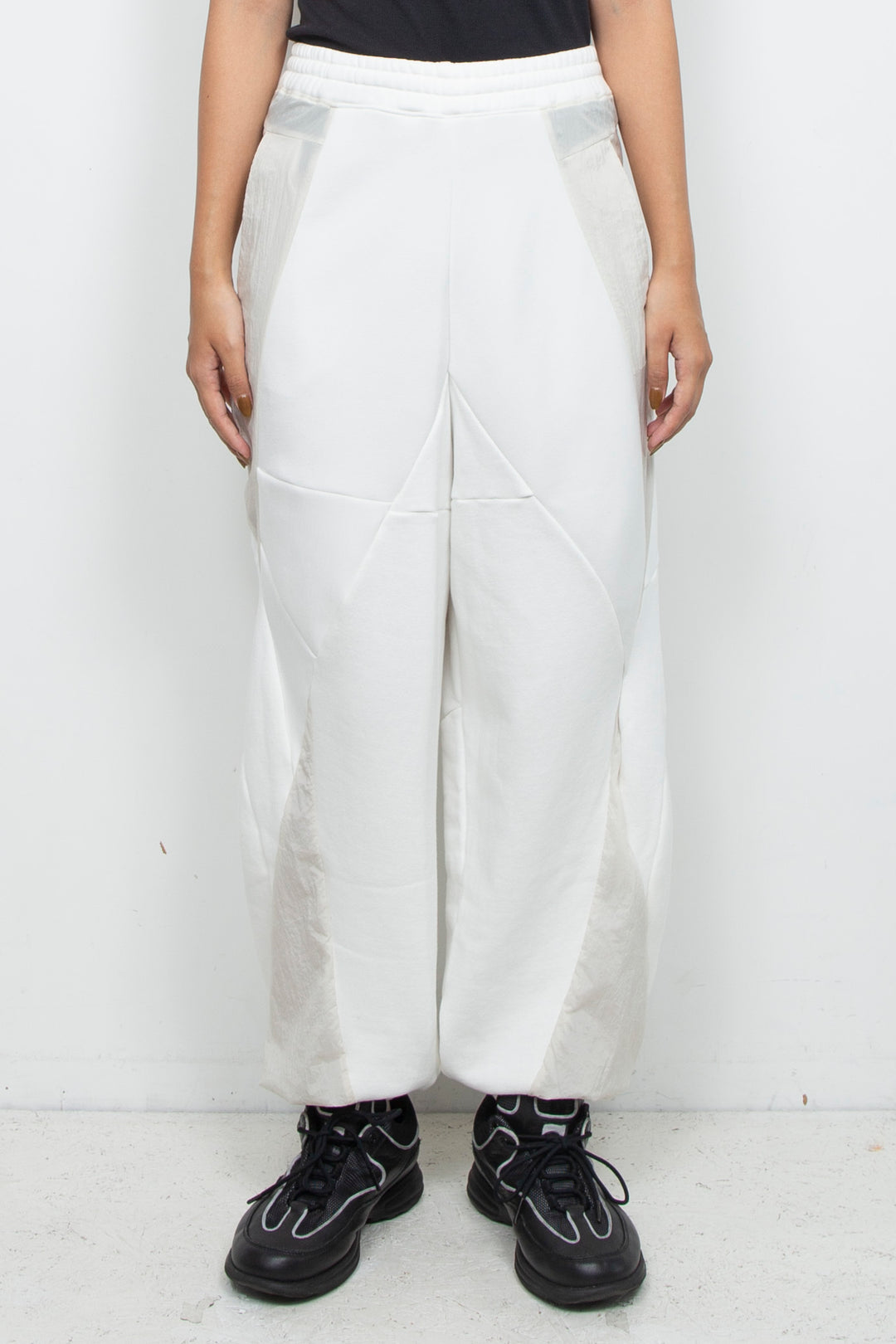 Flux Long Pants White×Cream