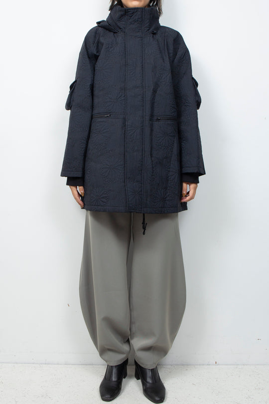 KIKU Quilted Jacket Black