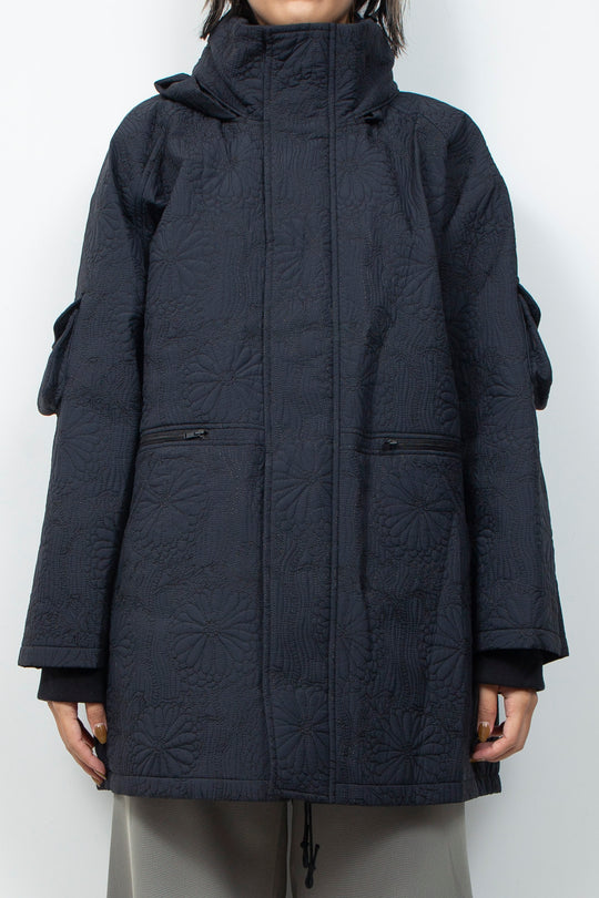 KIKU Quilted Jacket Black