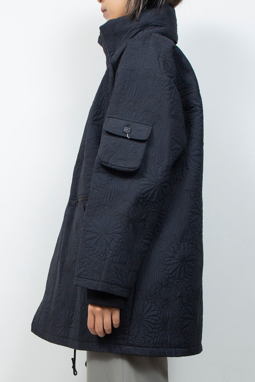 KIKU Quilted Jacket Black