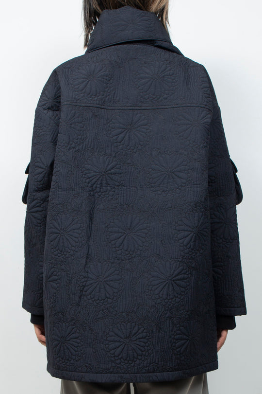 KIKU Quilted Jacket Black