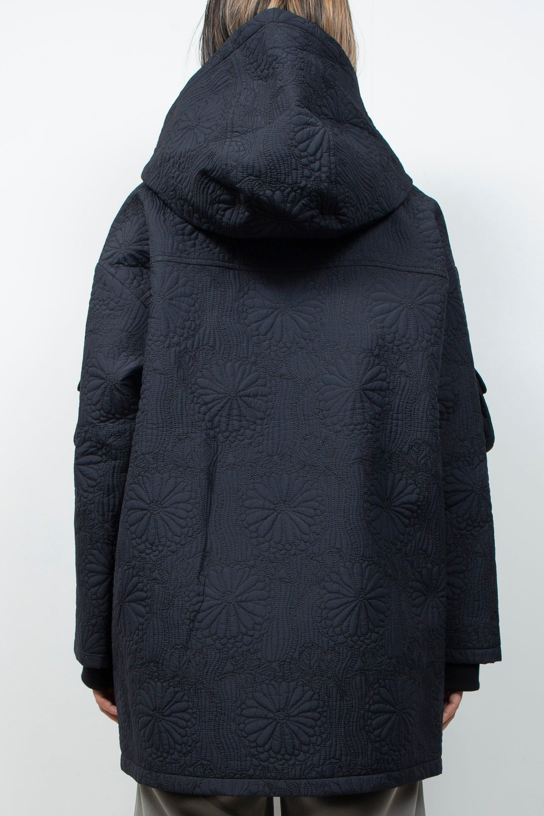 KIKU Quilted Jacket Black