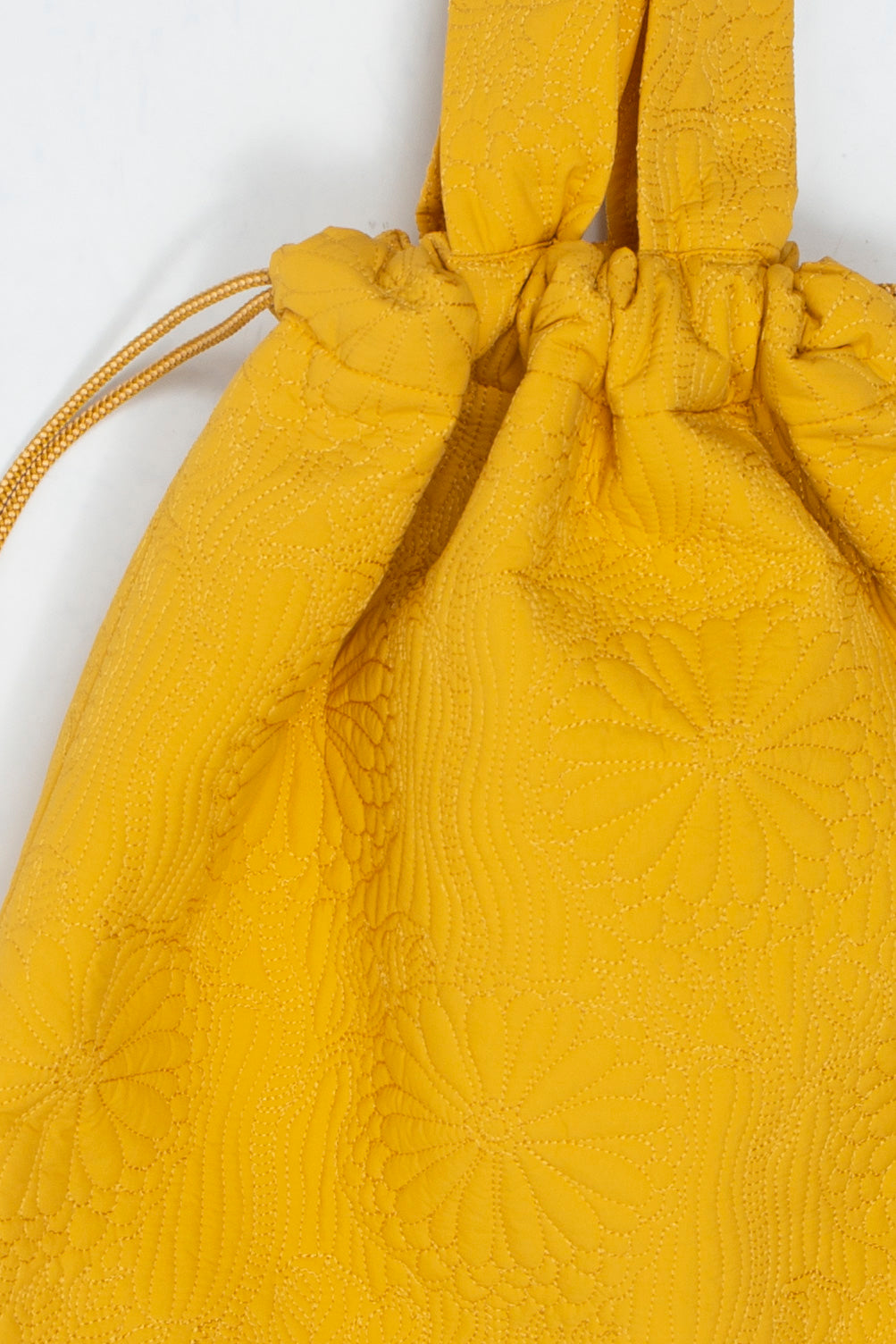 KIKU Quilted Tote Bag Yellow