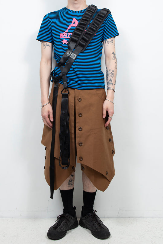 Black decorative shoulder strap