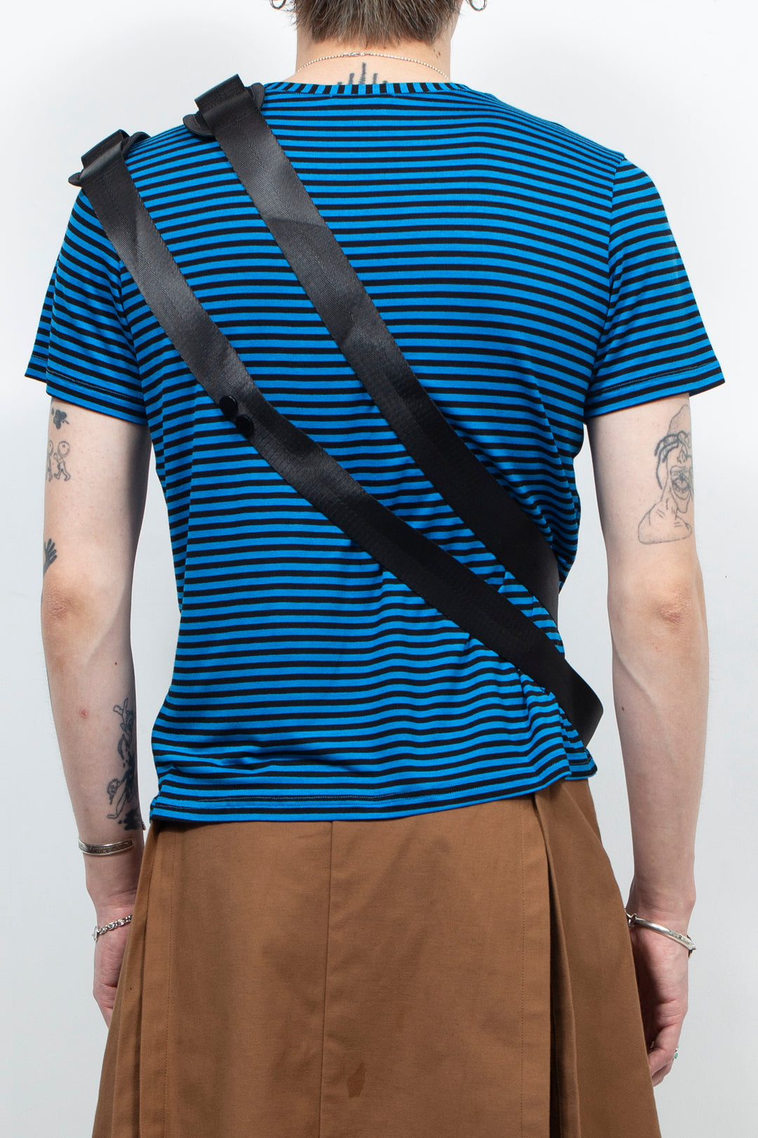 Black decorative shoulder strap