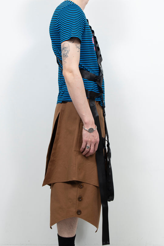 Black decorative shoulder strap