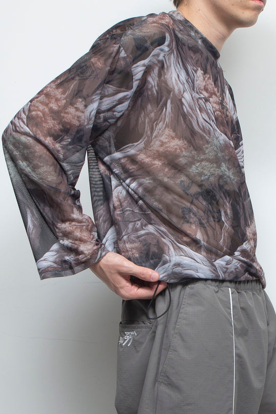 TREE CAMO MESH L/S