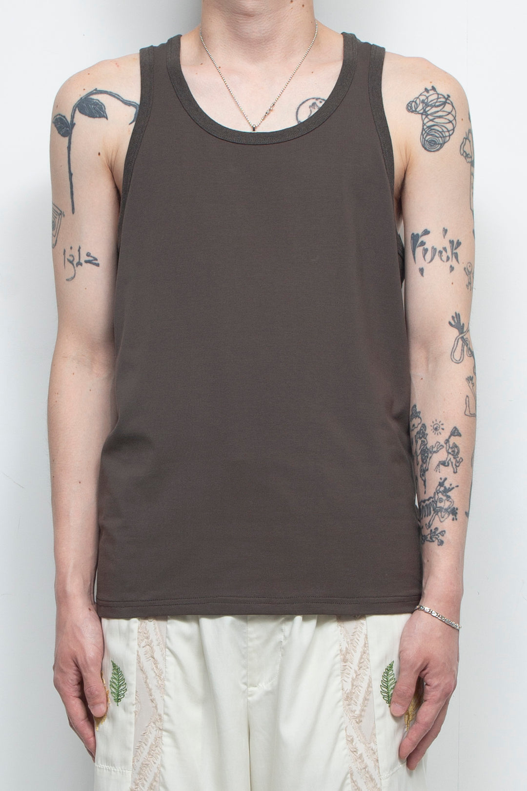 "UNDERS".02 Comfort Tank Tops BLACK