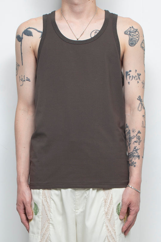 "UNDERS".02 Comfort Tank Tops BLACK