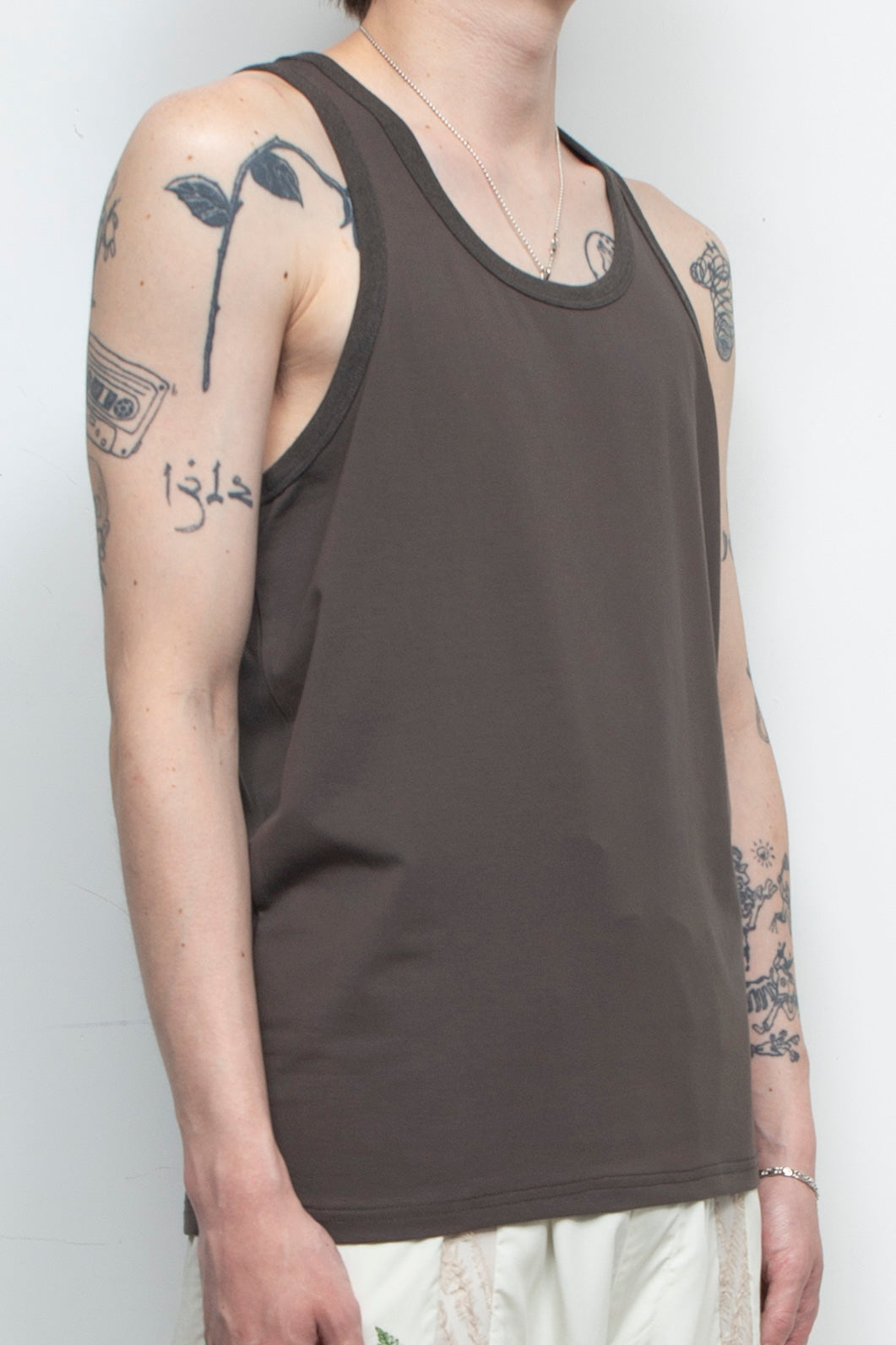 "UNDERS".02 Comfort Tank Tops BLACK