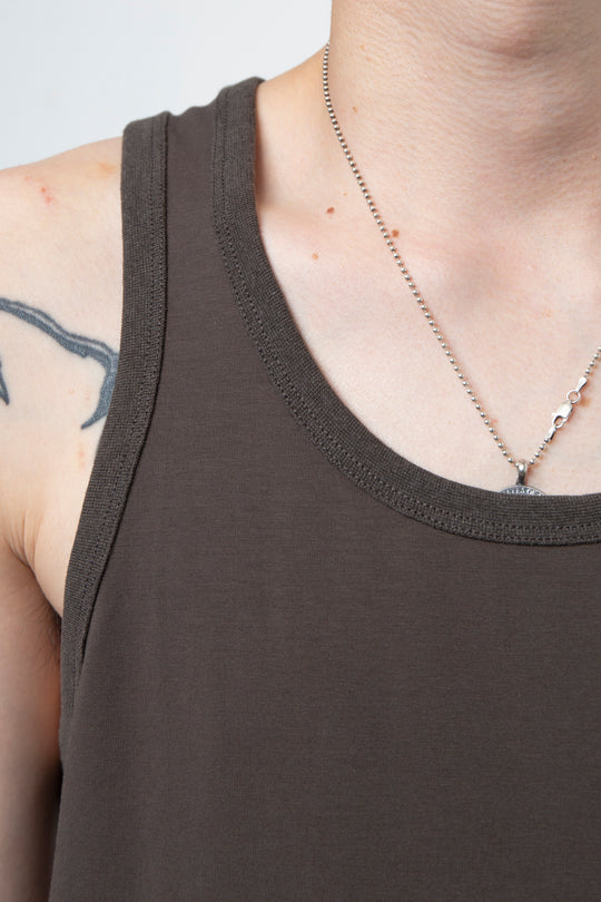 "UNDERS".02 Comfort Tank Tops BLACK