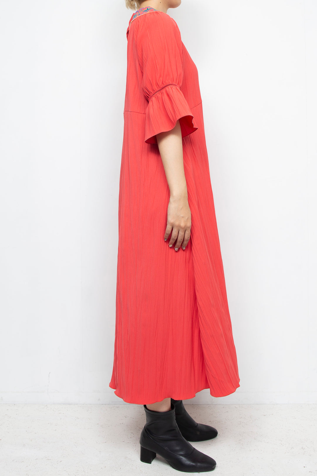 Water lily dress Red